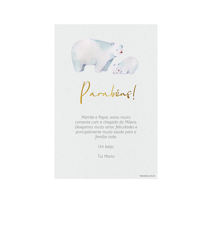 O que escrever no cartão de chá de bebê
