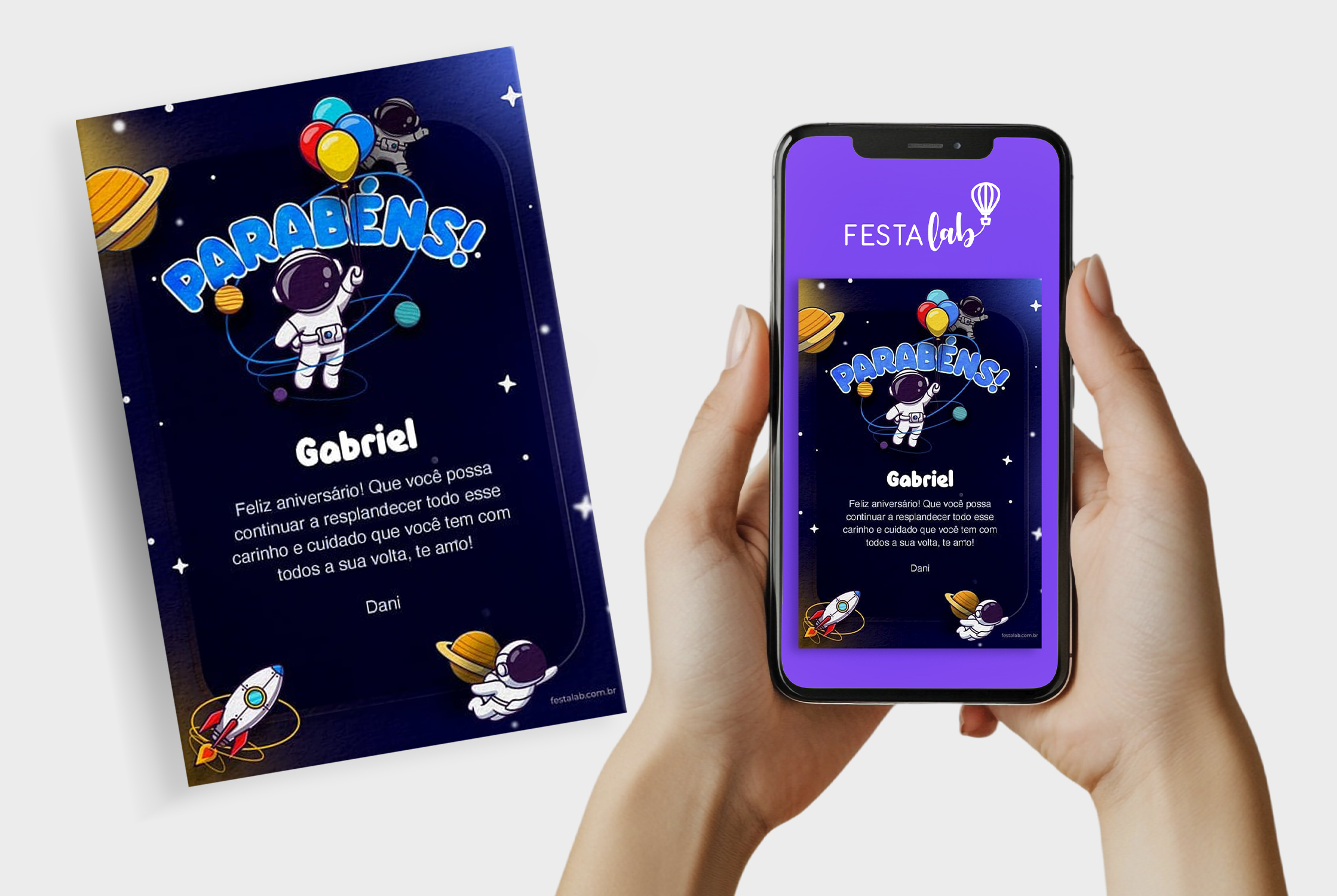 Cartões de Parabéns