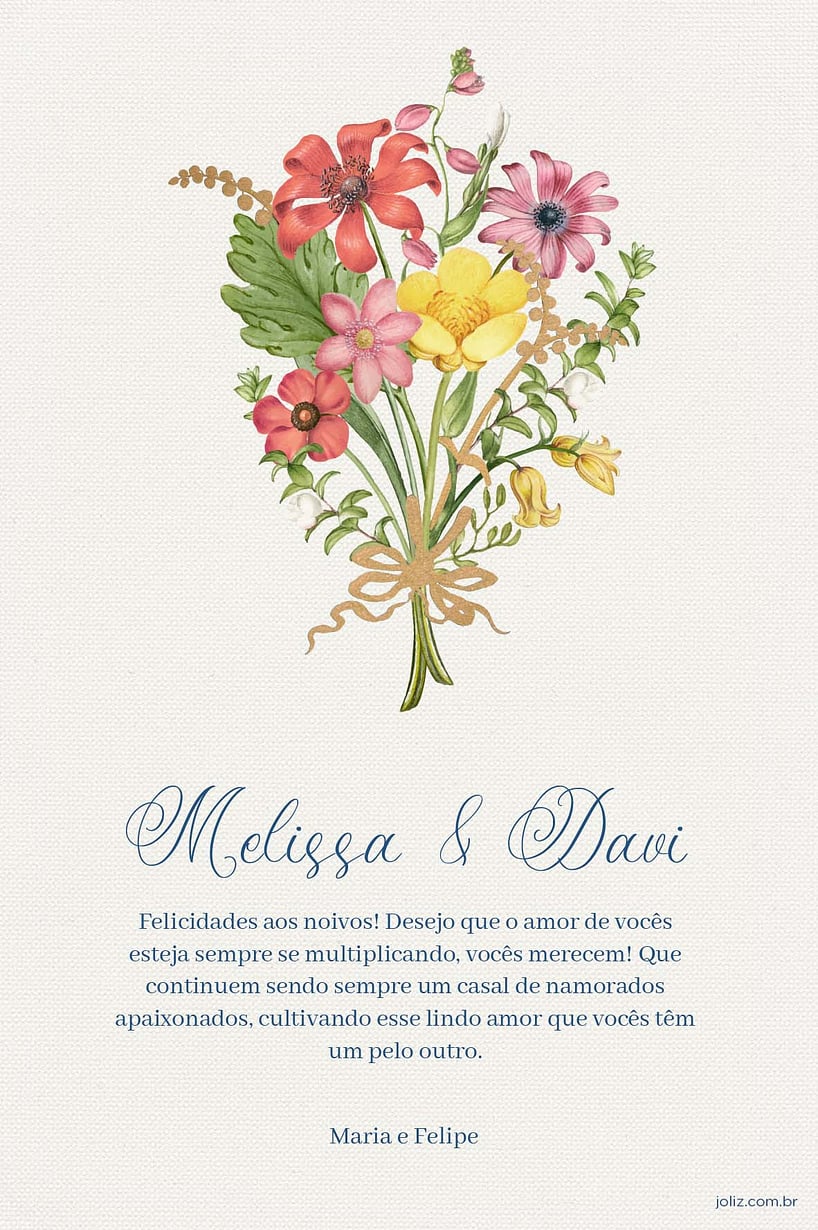 Personalize seu Cartão de Convite De Casamento Floral com a Festalab