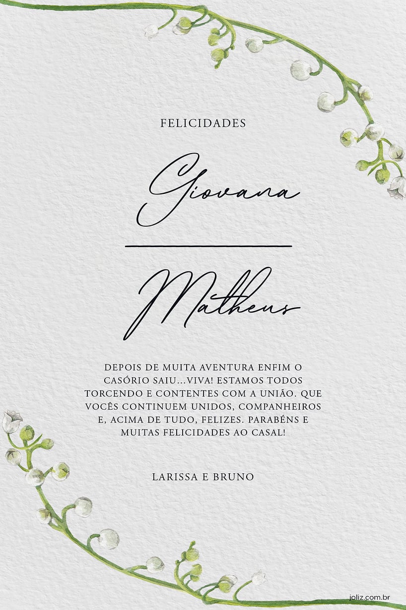 Personalize seu Cartão de Convite Flor com a Festalab