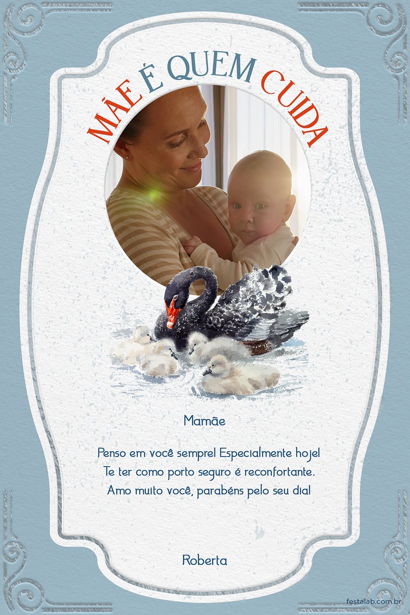 Personalize seu Cartão de Cegonha com a Festalab