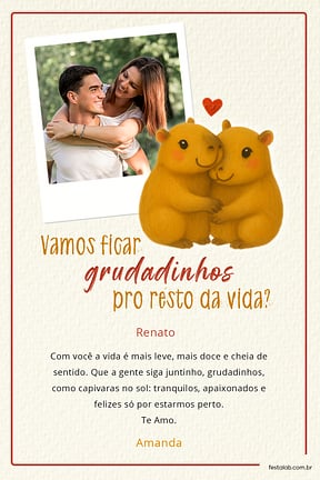 Cartao de Ocasioes especiais - Grudadinhos