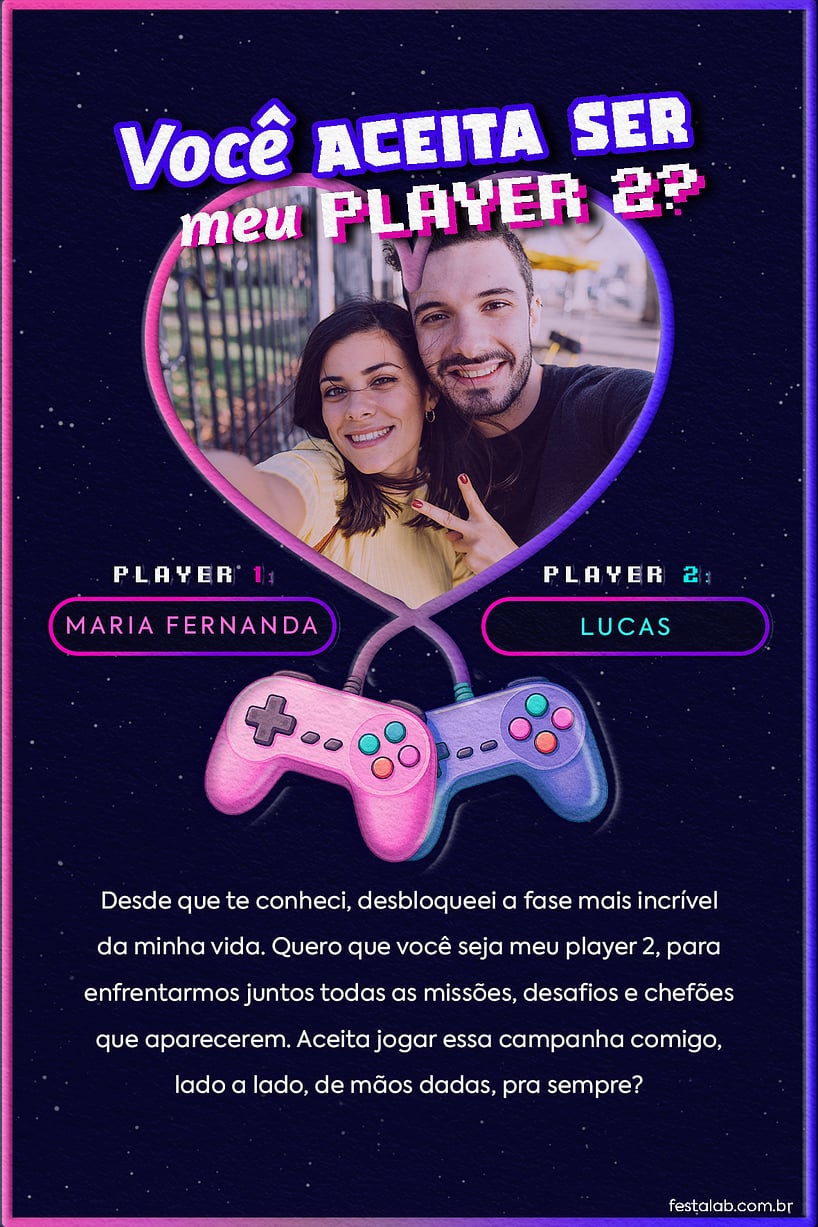 Cartao de Ocasioes especiais - Player 2