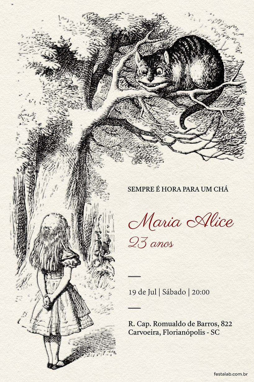 Convite Uma Aventura Magica grátis para editar