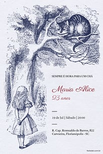 Modelo de Convite de Aniversario Adulto - Uma Aventura Magica Convite Uma Aventura Mágica grátis para editar