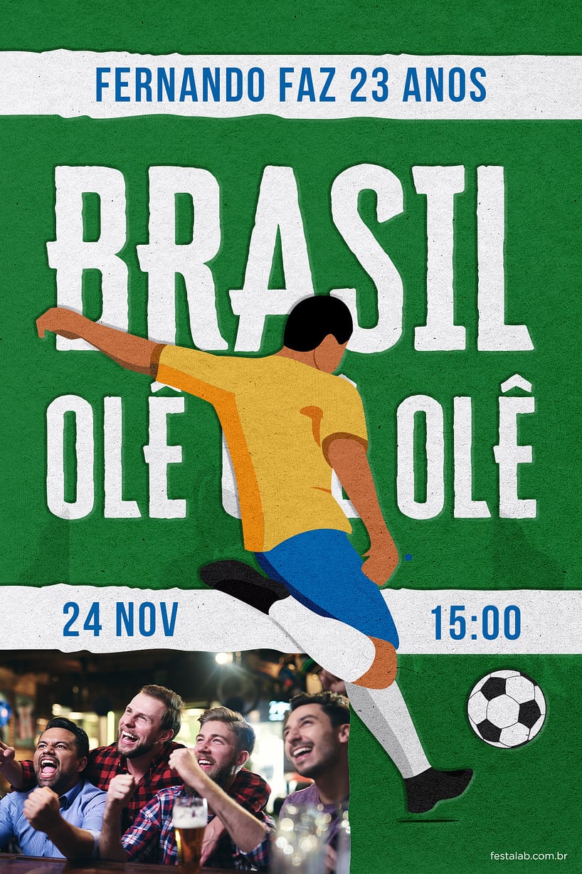 Criar convite de aniversário - Brasil| FestaLab