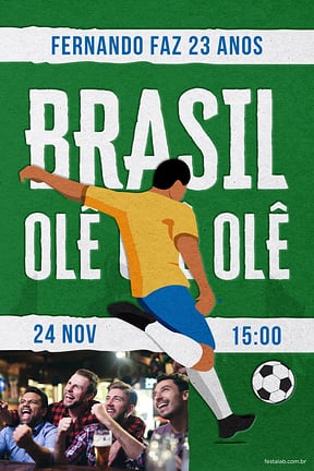 Modelo de Convite de Aniversario Adulto - Brasil Convite de Aniversario Adulto - Brasil