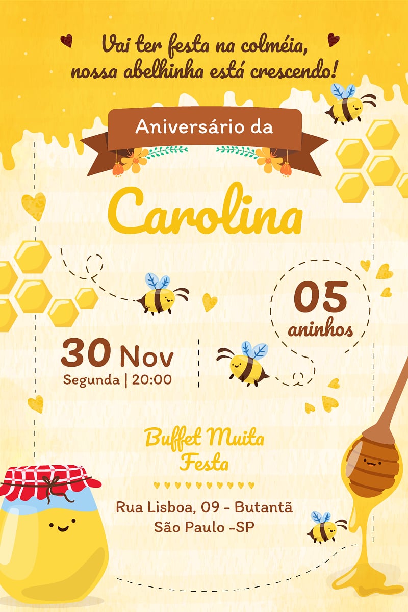 Convite de Aniversário Infantil | Modelos incríveis | FestaLab