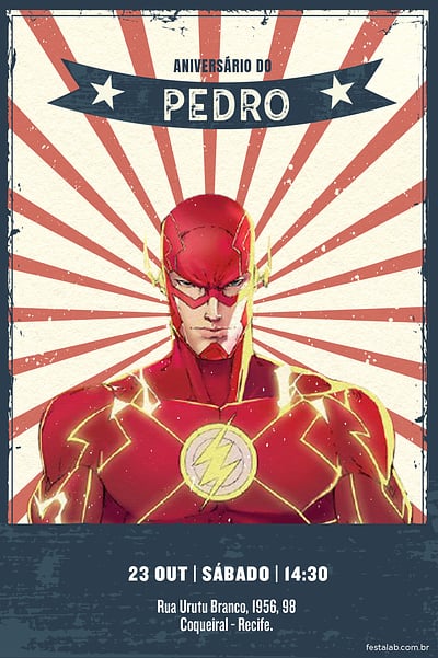 Criar convite de aniversário - Flash| FestaLab