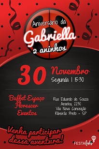 Modelo de Convite de Aniversario - Ladybug Convite Ladybug grátis para editar