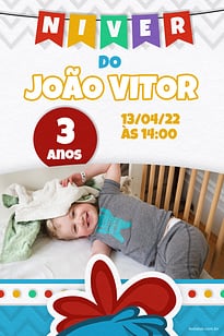 Modelo de Convite de Aniversario - Niver Galinha Pintadinha Convite Niver Galinha Pintadinha grátis para editar