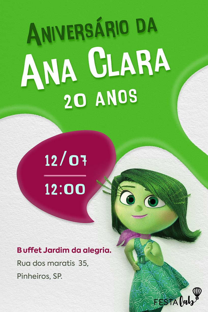 Convite Nojinho grátis para editar