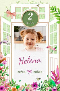 Convite Portal Encantado grátis para editar