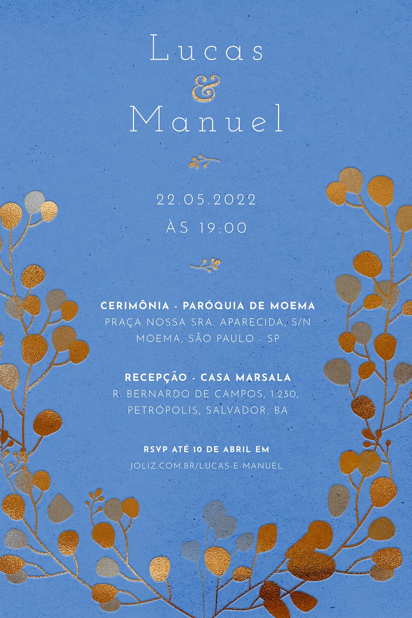 Modelo de Convite de Casamento - Arranjo de Pilea Convite Arranjo de Pilea grátis para editar