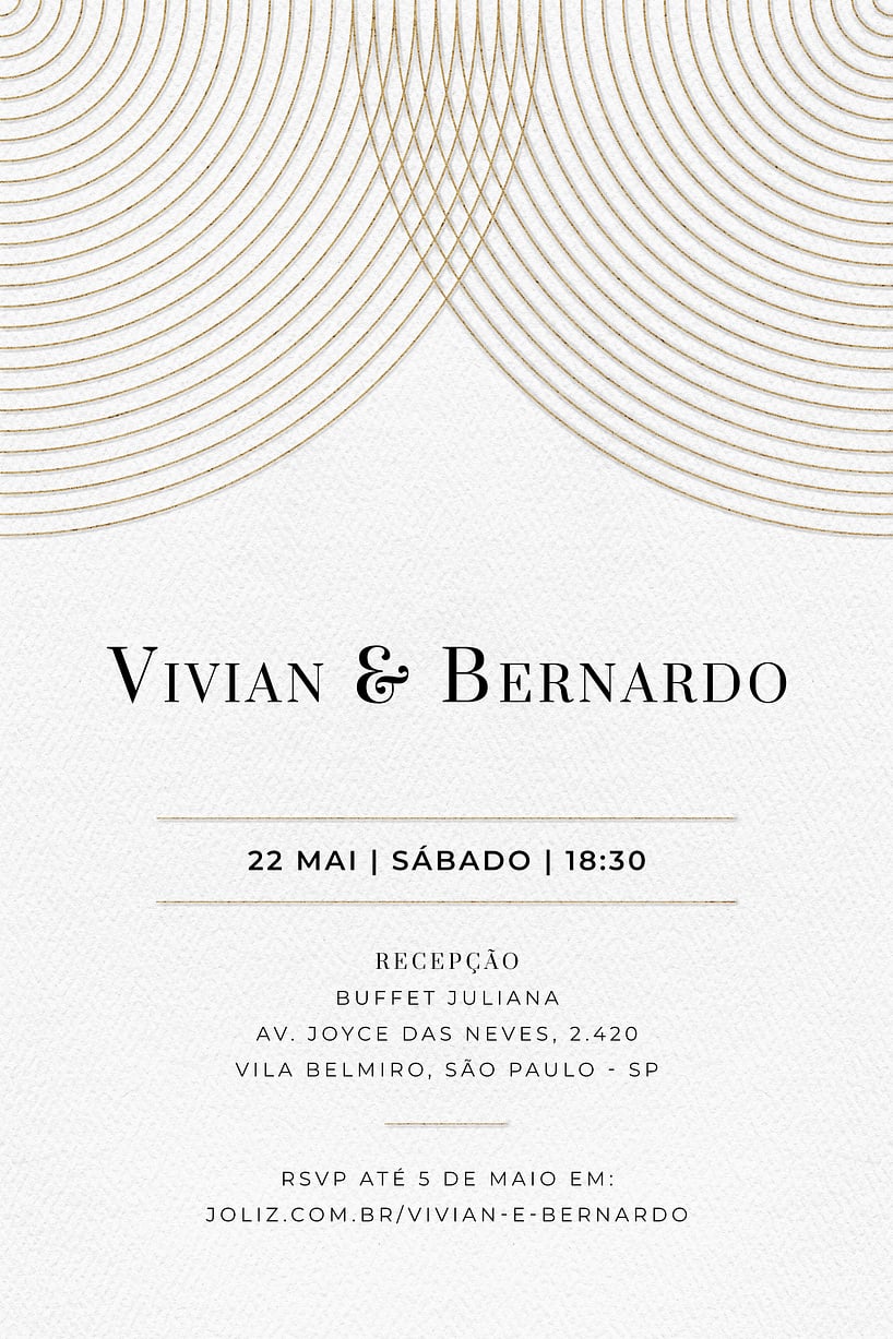 Convite Circulo minimalista grátis para editar