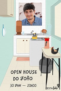 Convite Casa Brasil verde grátis para editar