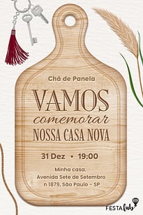 Convite Menu do Amor grátis para editar