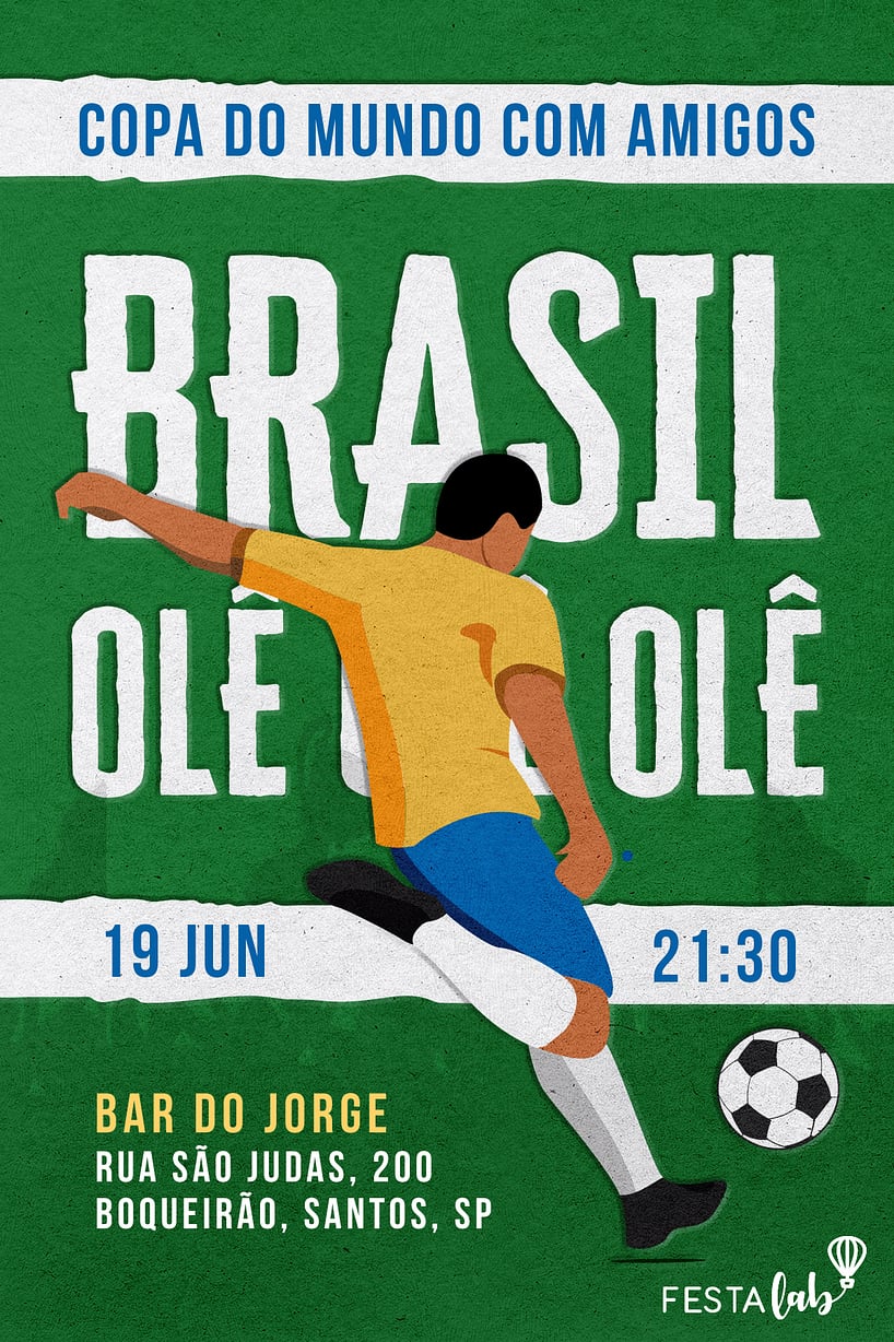 Convite de Ocasioes especiais - Brasil