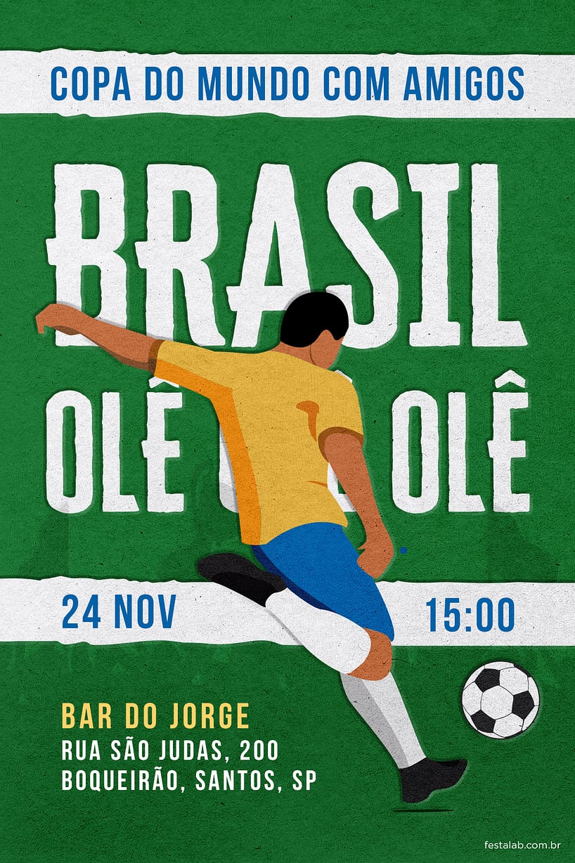 Convite de Ocasioes especiais - Brasil