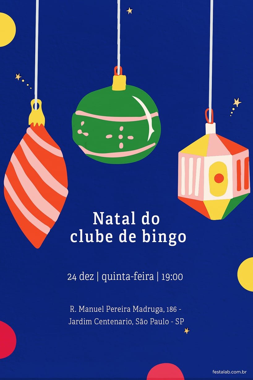 Convite natal | FestaLab