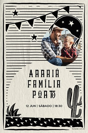 Convite de Ocasioes especiais - Cordel