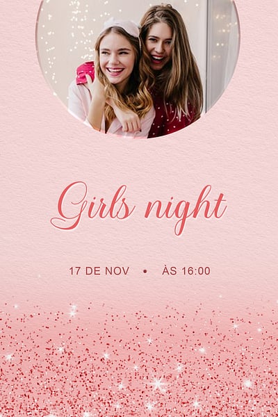 Criar convite de Ocasiões especiais - Glamour em Glitter| FestaLab