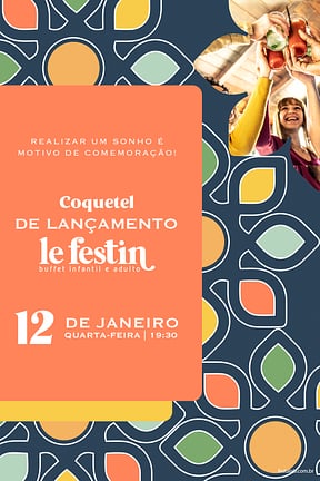 Convite de Ocasioes especiais - Le Festin