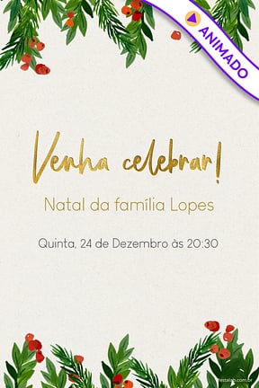 Modelo de Convite de Ocasioes especiais - Natal Visco Convite de Ocasioes especiais - Natal Visco