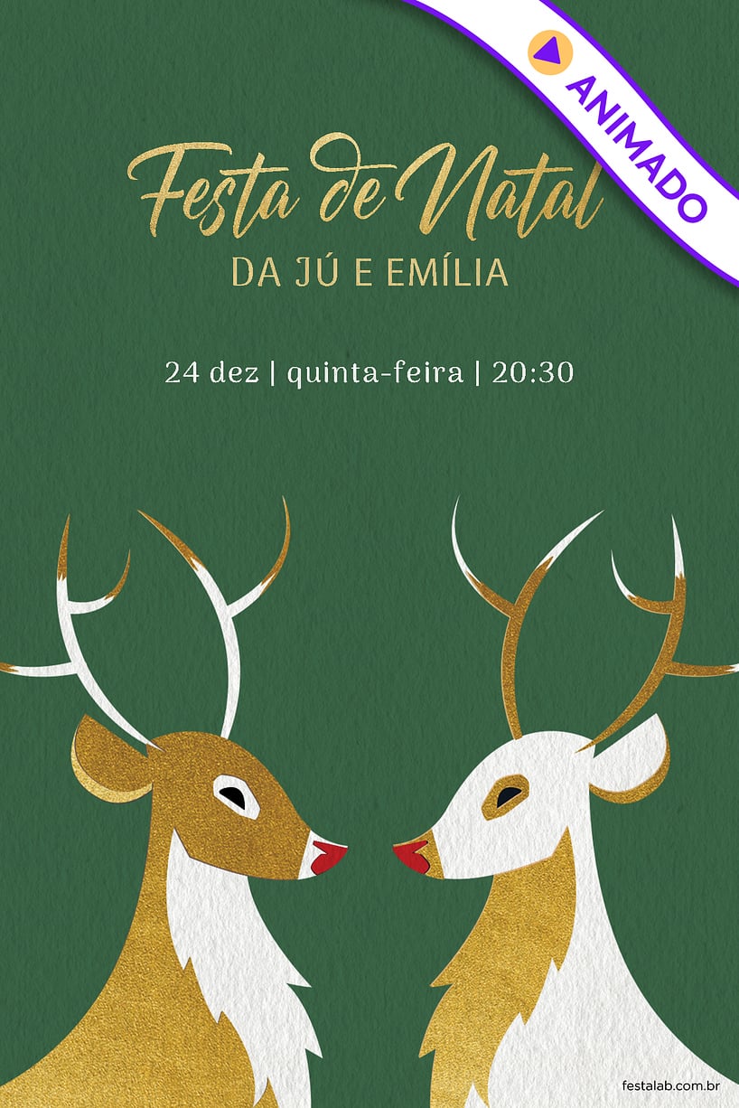 Convite Renas Apaixonadas grátis para editar