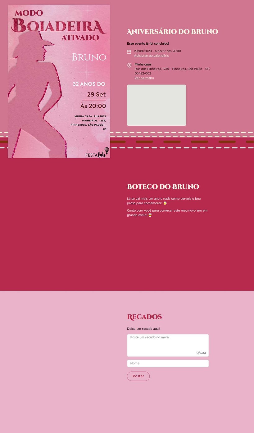 Vibe de Aniversario Adulto - Modo Boiadeira Ativado