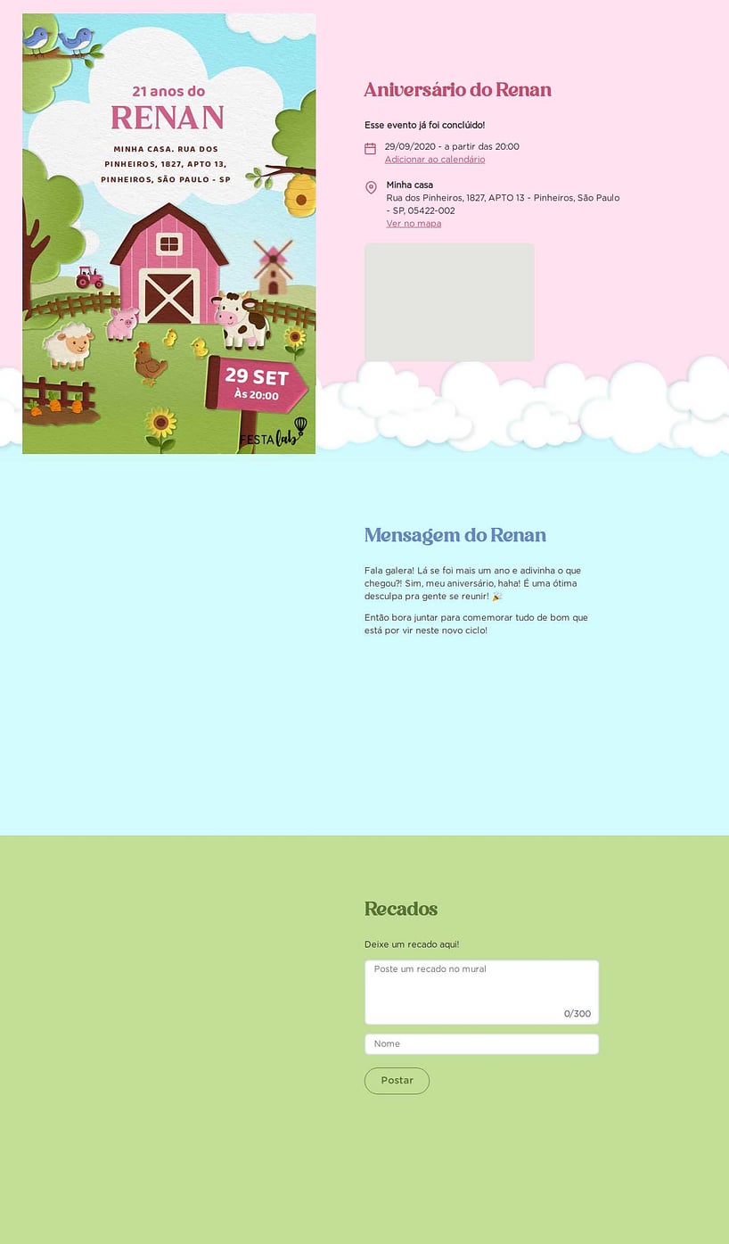 Vibe de Aniversario - Bichinhos na Fazendinha