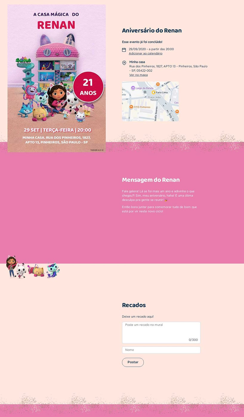 Vibe de Aniversario - Casa Magica