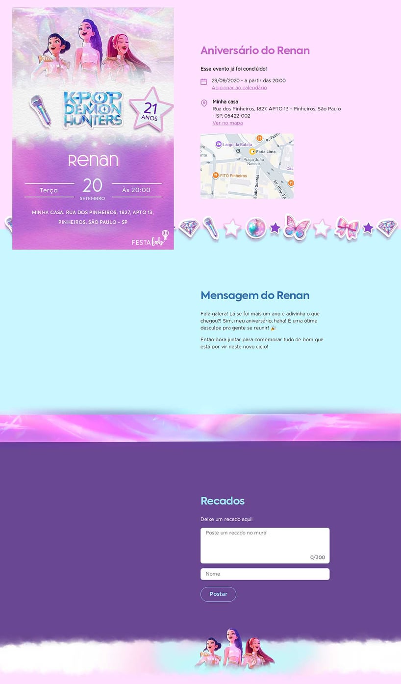 Vibe de Aniversario - Guerreiras Kpop