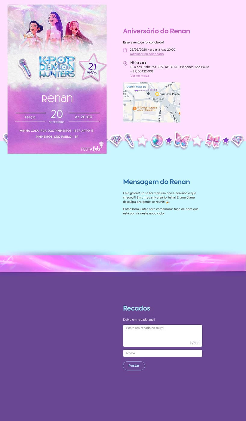 Vibe de Aniversario - Guerreiras Kpop