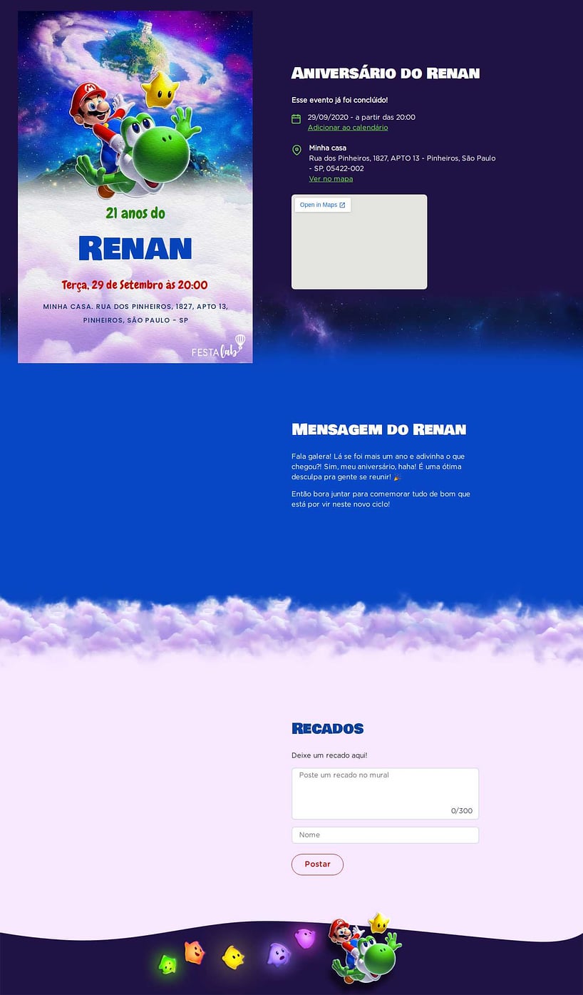 Vibe de Aniversario - Mario & Yoshi