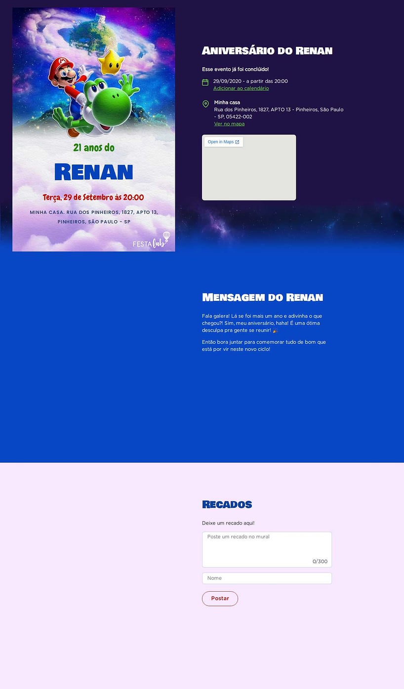 Vibe de Aniversario - Mario & Yoshi