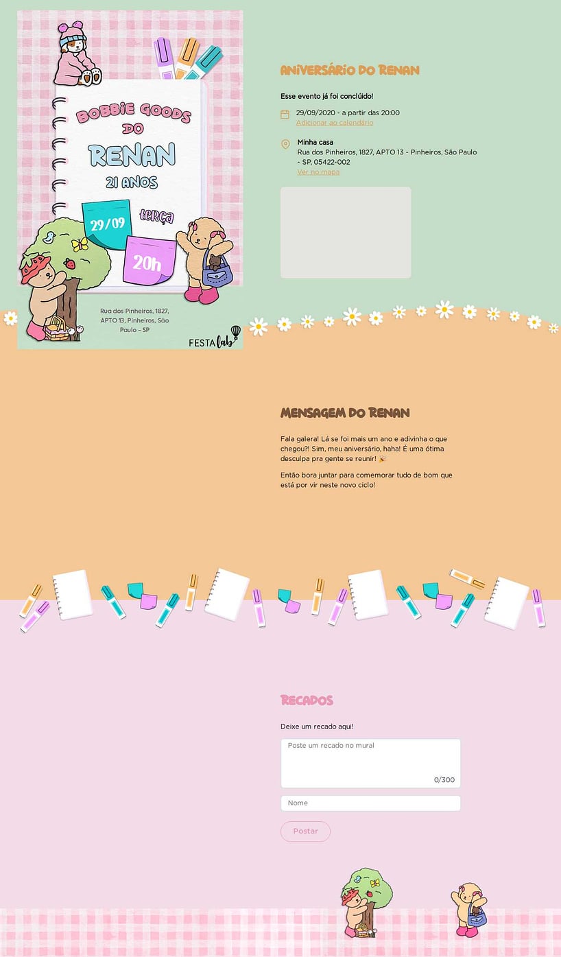 Vibe de Aniversario - Minha Festa Bobbie Goods