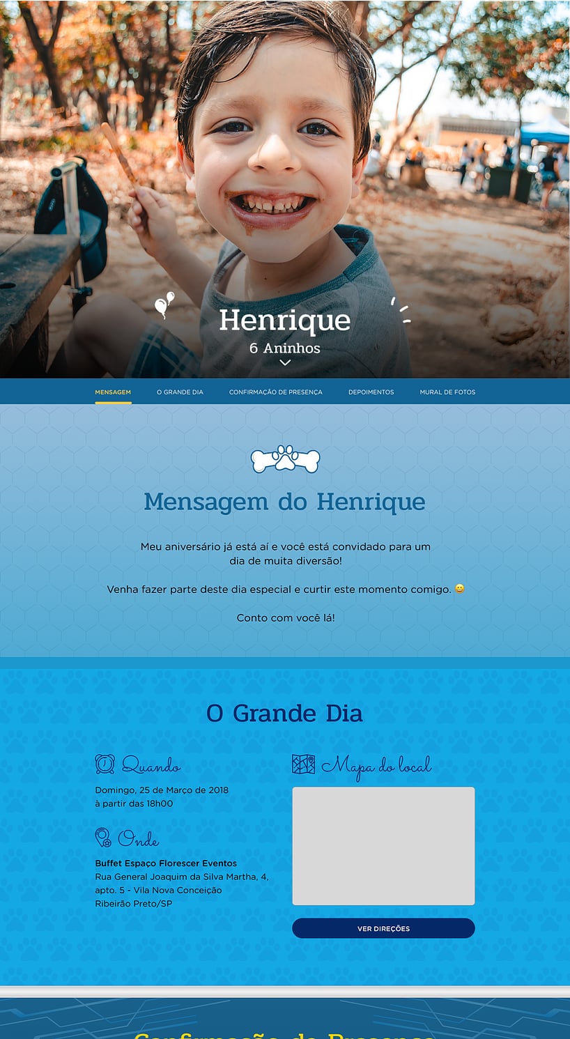 Grátis - Fazer convite online convite digital aniversário patrulha canina