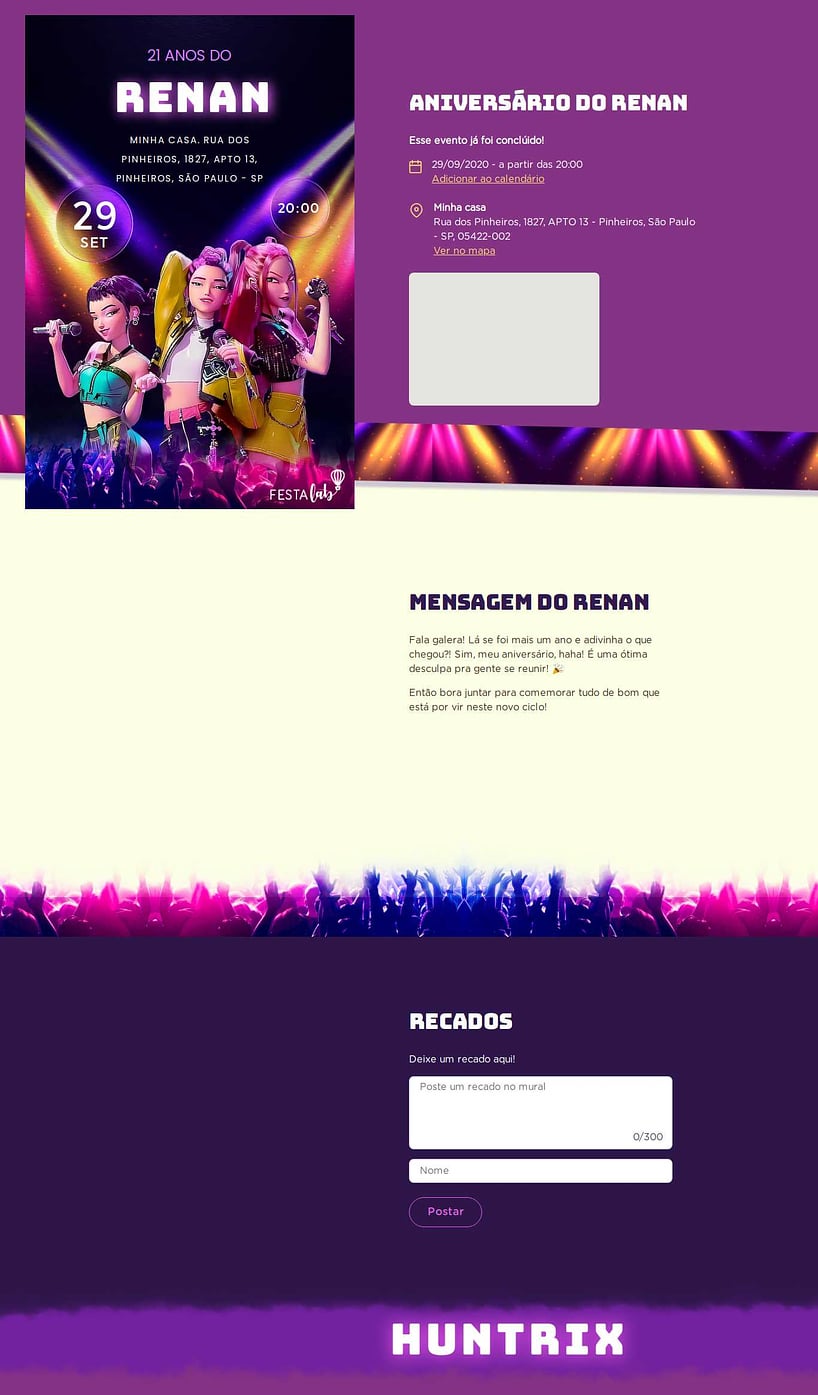 Vibe de Aniversario - Show das Huntrix