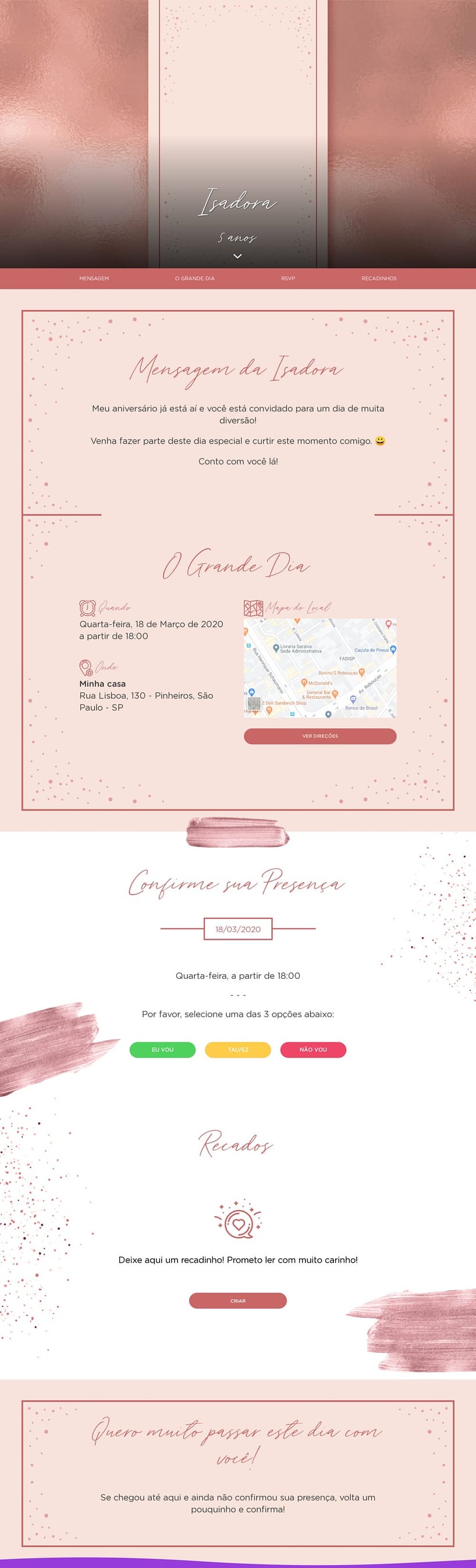 Vibe de Aniversario - Debutante - Sofisticado