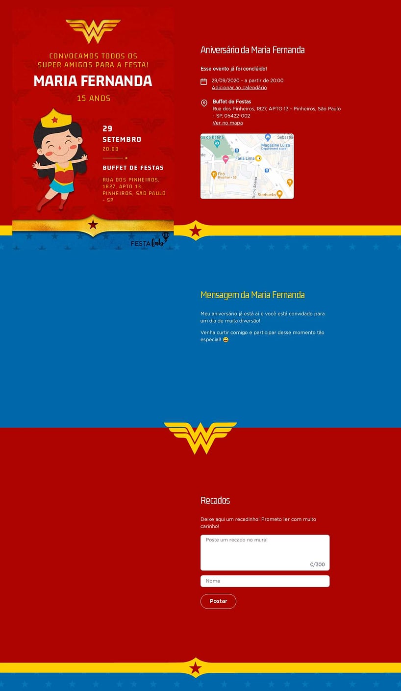 Vibe de Aniversario - Supergirl