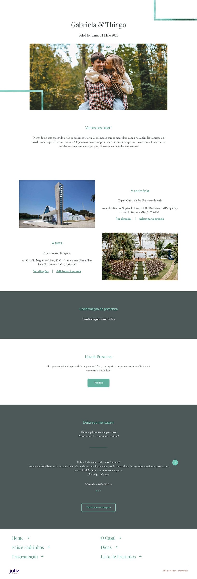 Crie seu site de Casamento - Esfumado cinza| FestaLab
