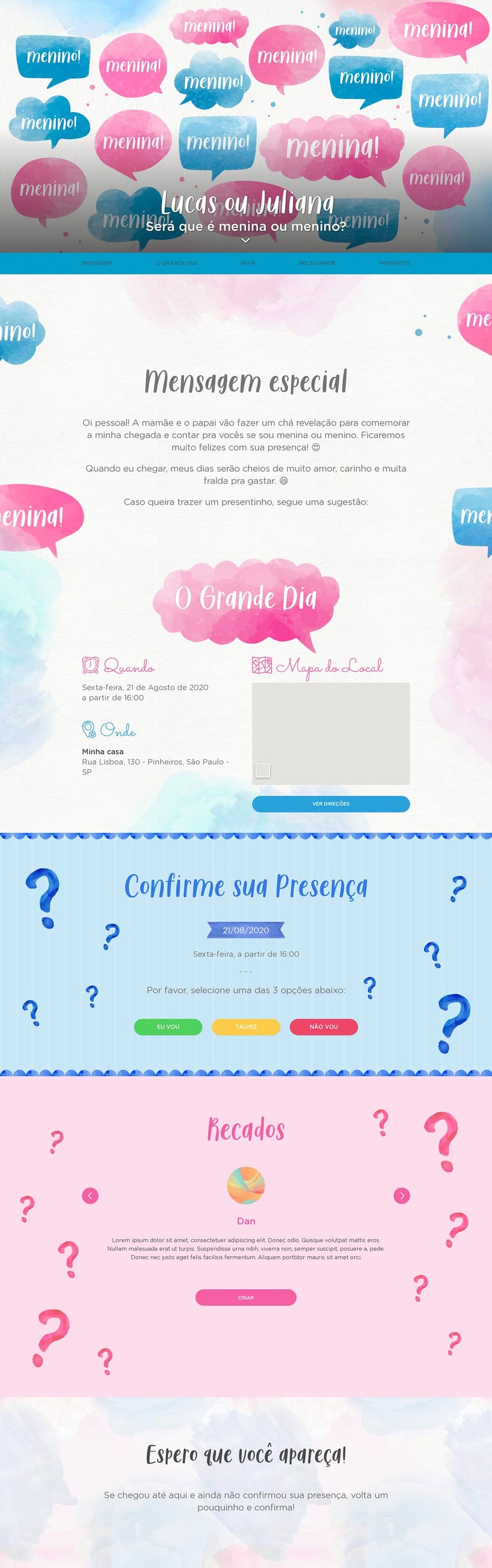 Convite online de aniversário - Happy| FestaLab