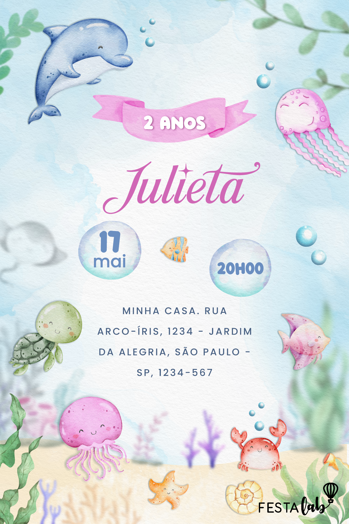 Veja modelos de convites de Aniversário infantil