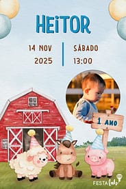 Veja modelos de convites de Aniversário infantil